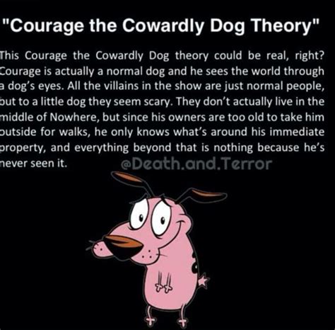 Courage the Cowardly Dog Theory Scary Creepy Stories, Creepy Movies ...