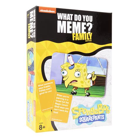 Buy WHAT DO YOU MEME? Spongebob Family Edition The Hilarious Game for ...