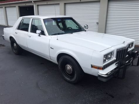 1987 DODGE DIPLOMAT 318 5.2 POLICE CAR PACKAGE CHP LAPD NYPD ADAM-12 ...