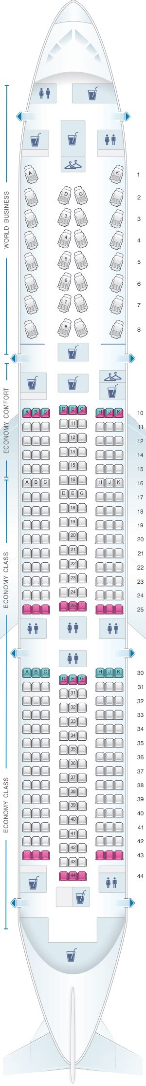 Klm Airplane Seating Plan | Elcho Table