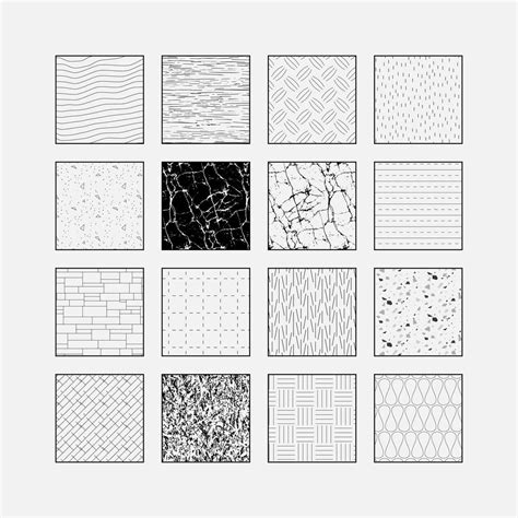 Illustrator Pattern Library - Architectural Materials | Architectural ...