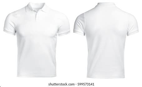 White Polo Shirt Template Hd