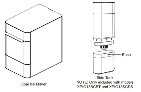 GE Appliances Opal 2.0 Ice Maker Instruction Manual