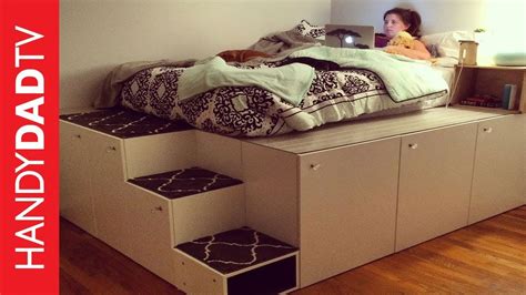 IKEA Hack Platform Bed DIY - YouTube