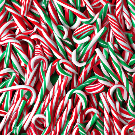 Candy Canes and Peppermints Christmas Wallpaper · Creative Fabrica