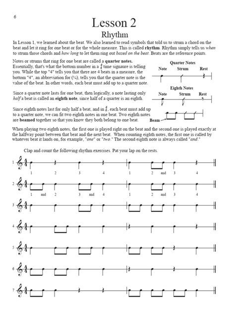 Lesson 2 Rhythm | PDF