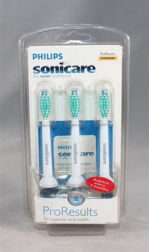 Sonicare PRORESULTS Flexcare Replacement Toothbrush Heads Pack of 3 ...