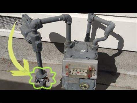 gas meter valve | how to turn on/off - YouTube