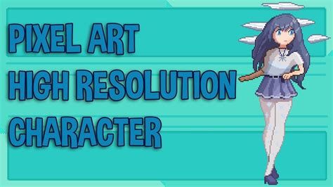 Pixel Art Tips - 200x200 Character 2D Indie game - YouTube