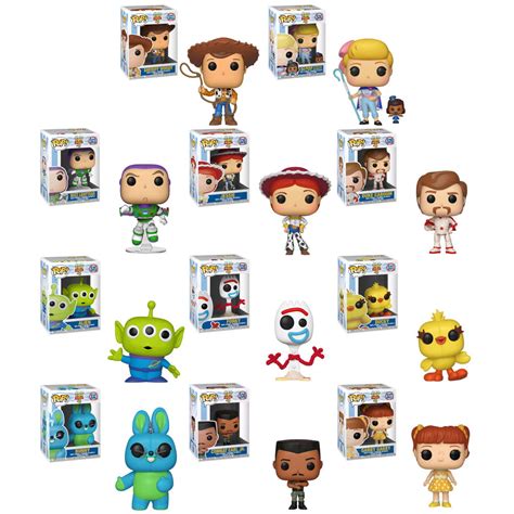 Funko POP! Disney - Toy Story 4 S1 Vinyl Figures - SET OF 11 (Woody ...