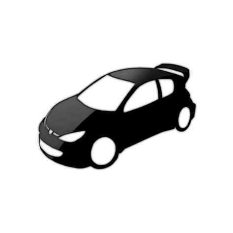 Black Car Icon Transparent Background