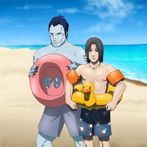 Kisame and Itachi by Aleksandrovnya on DeviantArt