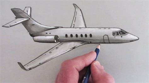 How to Draw an Aeroplane art tutorial on YouTube. | Airplane drawing ...