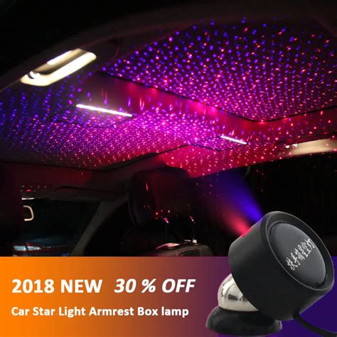 LED Car Roof Star Night Lights Projector, Universal Ceiling Decoration ...