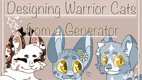 (READ DESC) Designing A Warrior Cat Clan From A Generator | Part 1 ...