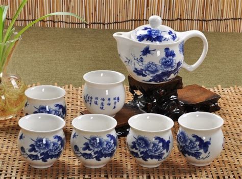 Fancy Tea Set With Tea Pot 12oz and With 6 Tea Cups Are 4oz - Etsy