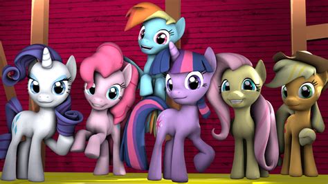 My Little Pony Mane 6 by RaiinbowDashRD on DeviantArt