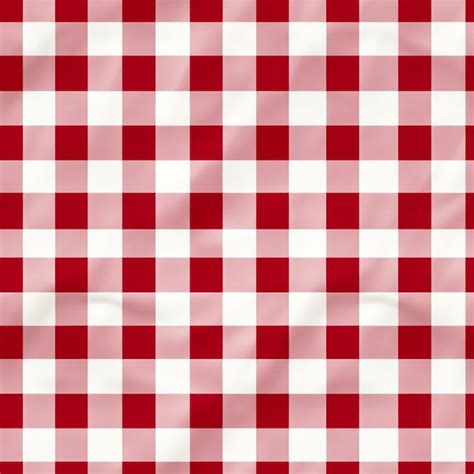 Premium AI Image | A red and white checkered pattern of squares.