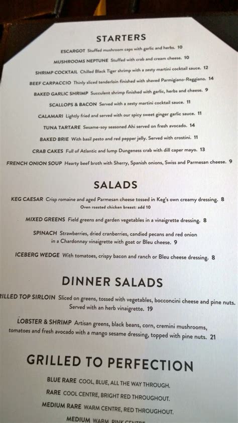 The Keg (Yaletown) - New Menu, New Offerings ~ Eating With Kirby