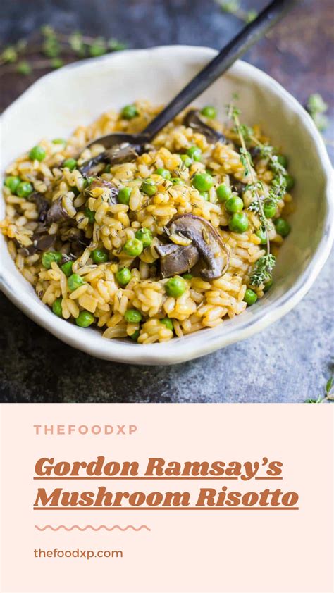 gordon ramsay risotto recipe mushroom - Taunya Bolling