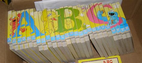 Sesame Street ABC Alphabet block puzzle book set