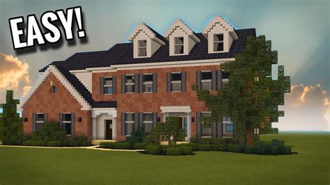 Minecraft: How to Build a Realistic House Tutorial Part 1 - YouTube