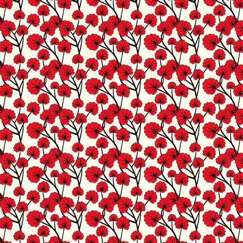 Red Pattern Wallpaper Background