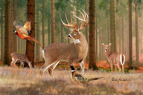 Whitetail Deer Art - In His Prime Painting by Deer Art - Dale Kunkel