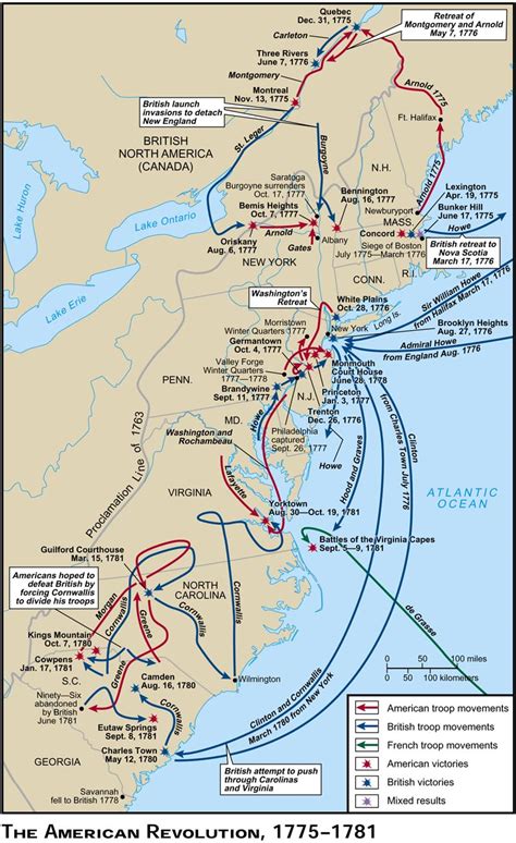 Interactive Maps About Revolutionary War