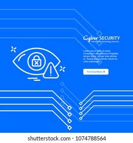 Cyber Security Banner Design Vector Stock Vector (Royalty Free ...