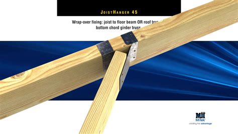 MiTek 45 Degree Joist Hanger - YouTube