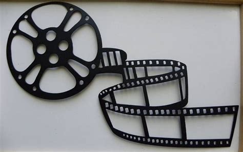 Movie Reel Metal Wall Art Home Theater Decor by sayitallonthewall