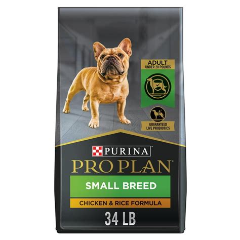 Purina Pro Plan Small Breed Dog Food With Probiotics for Dogs, Shredded ...