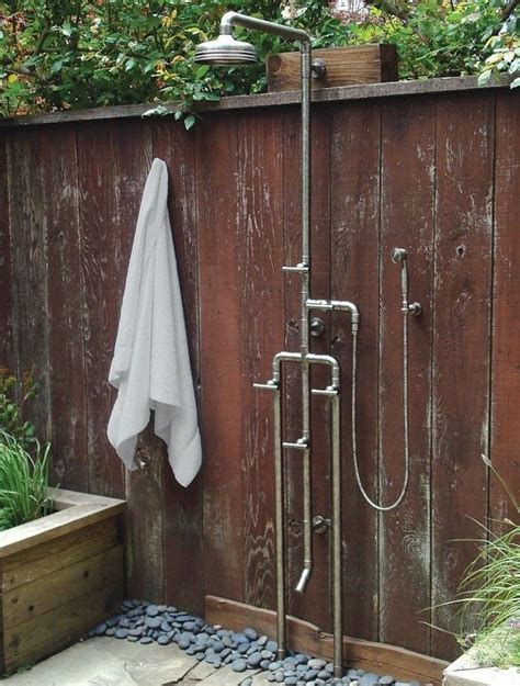 High/Low: Rugged Outdoor Shower - Remodelista | Outdoor shower fixtures ...