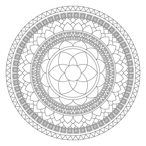 Mandala Monday 39 Free Download To Colour In | Mandala coloring pages ...