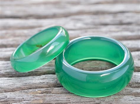 Genuine Natural Hetian jade ring men and women jade ring ...