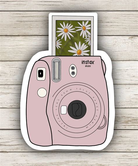 Polaroid Camera Sticker Instax Mini Sticker Waterproof | Etsy