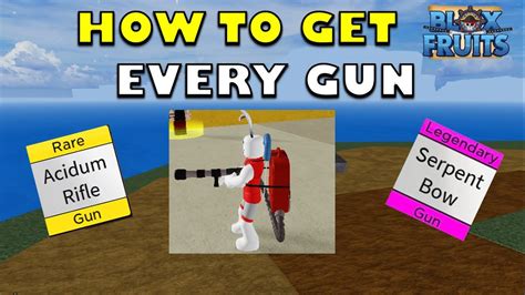 How to get every gun in Blox Fruits - YouTube