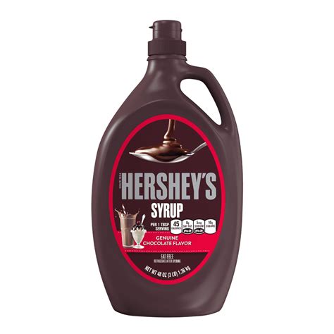 Hershey's, Milk Chocolate Syrup, 48 Oz. - Walmart.com - Walmart.com