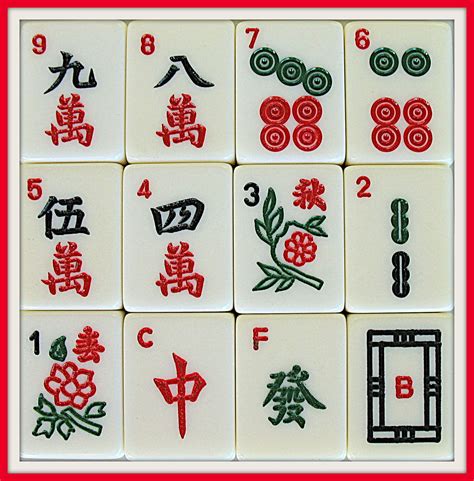 Mahjong Simple Tiles, Flowers and Dragons | Mahjong, a game … | Flickr