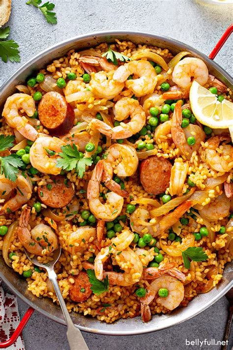 Weeknight Paella Recipe - Belly Full