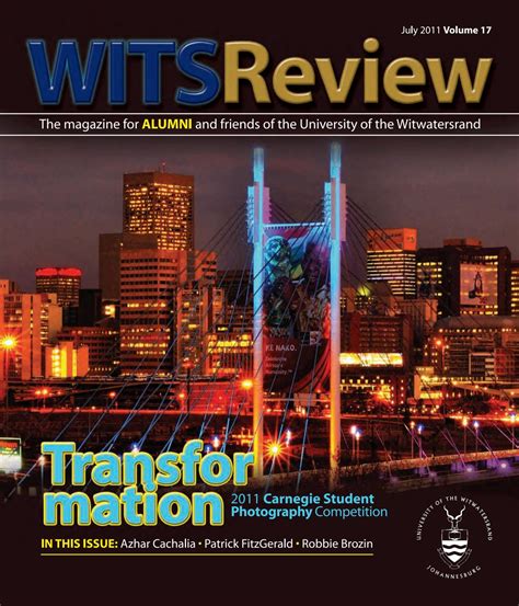 Wits Review July 2011 by Wits Alumni Relations - Issuu