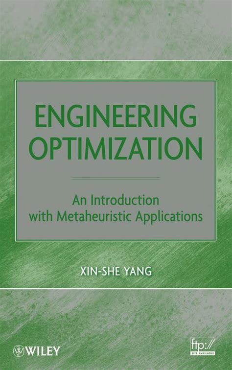 کتاب engineering optimization an introduction with metaheuristic ...