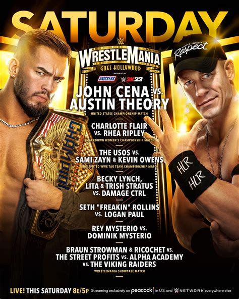 Wrestlemania 22 Match Card