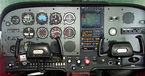 Cessna 172 Instrument Panel Labeled | AircraftPanel.com - Custom Metal ...