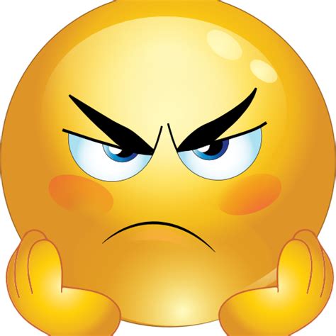 Emoji Illustration Emoticon Anger Emoji Smiley Grumpy Face S Free Png ...