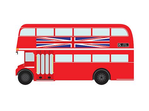 Royalty Free Double Decker Bus Clip Art, Vector Images & Illustrations ...