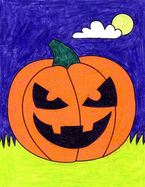 Easy Halloween Drawings For Kids