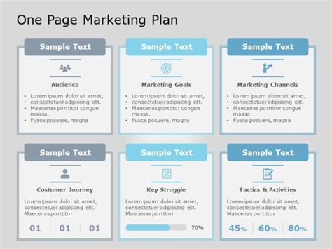 One Page Marketing Plan 01 PowerPoint Template | ubicaciondepersonas ...