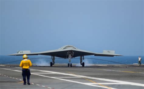 X-47B Self-Aborted Planned Third Landing Due to Sub-System Anomaly ...